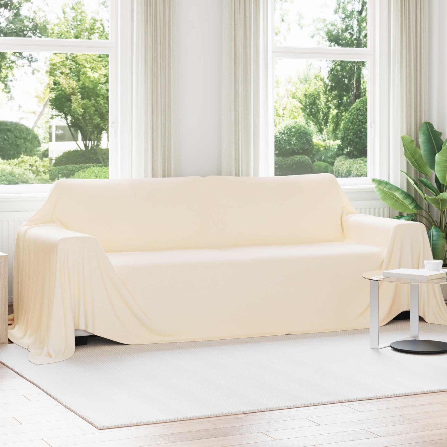 Kastteppe Krem 350 x 270 cm Fleece