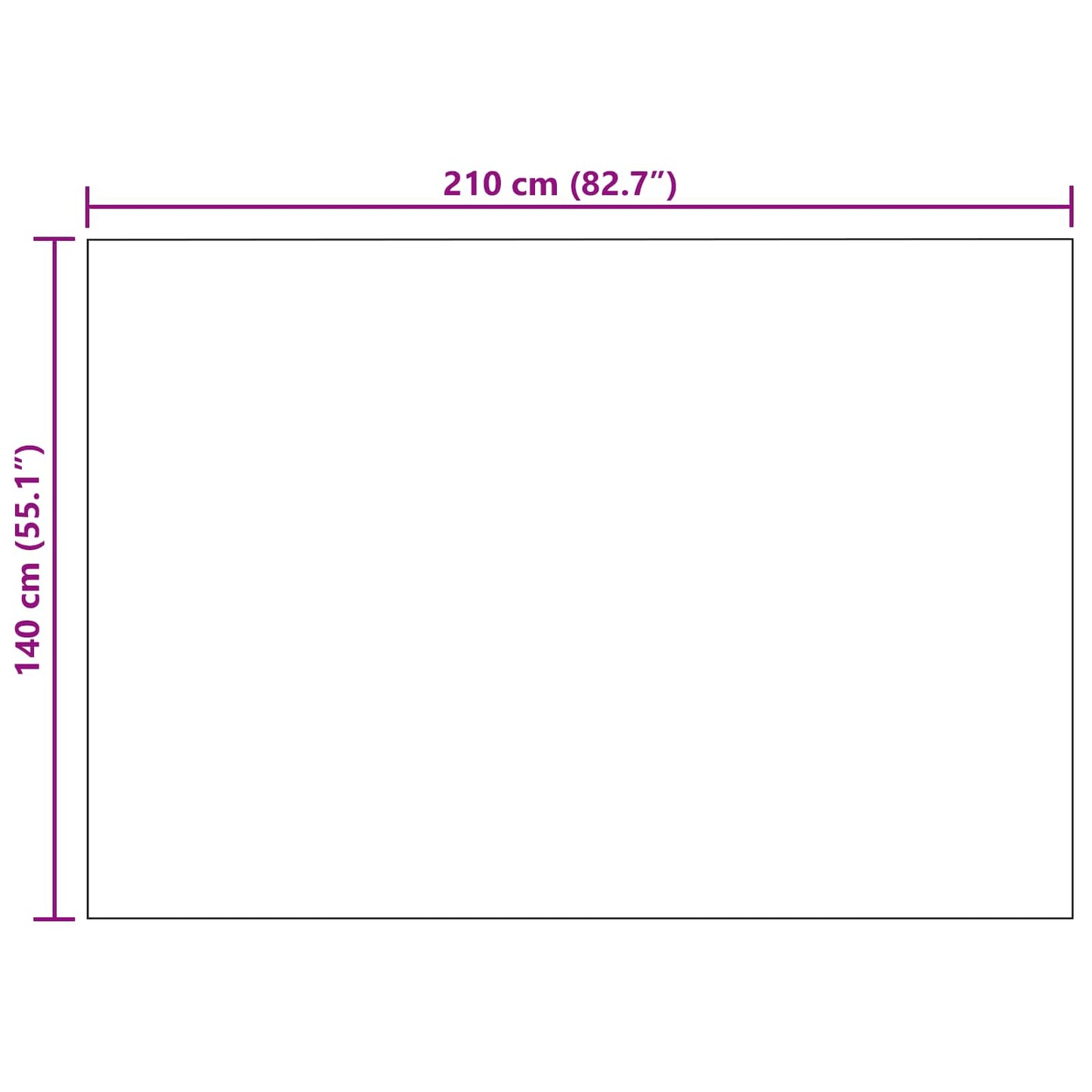 Kastepledd 6 pcs Krem 210 x 140 cm Fleece