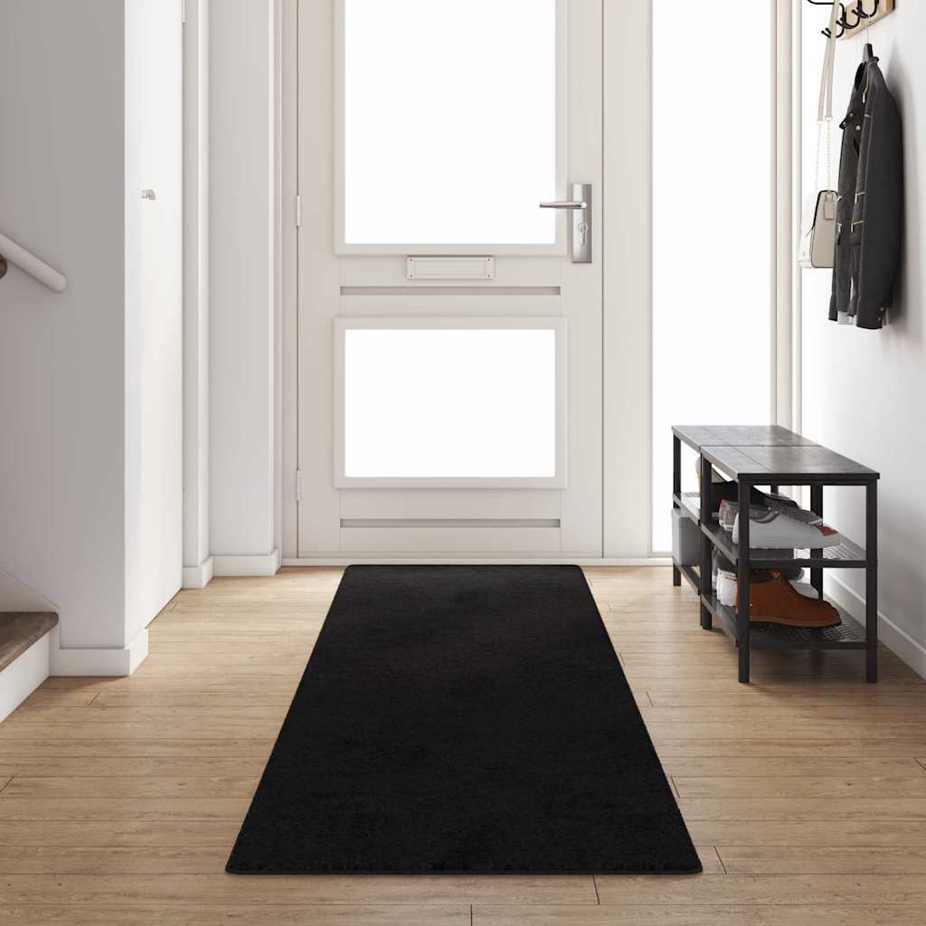 Teppeløper Svart 80 x 400 cm 100% Polypropylen Tuft