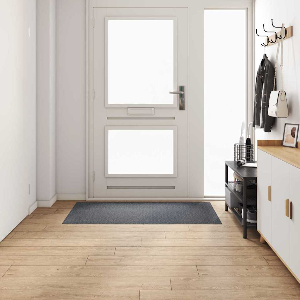 Teppeløper Grå 80 x 150 cm stoff