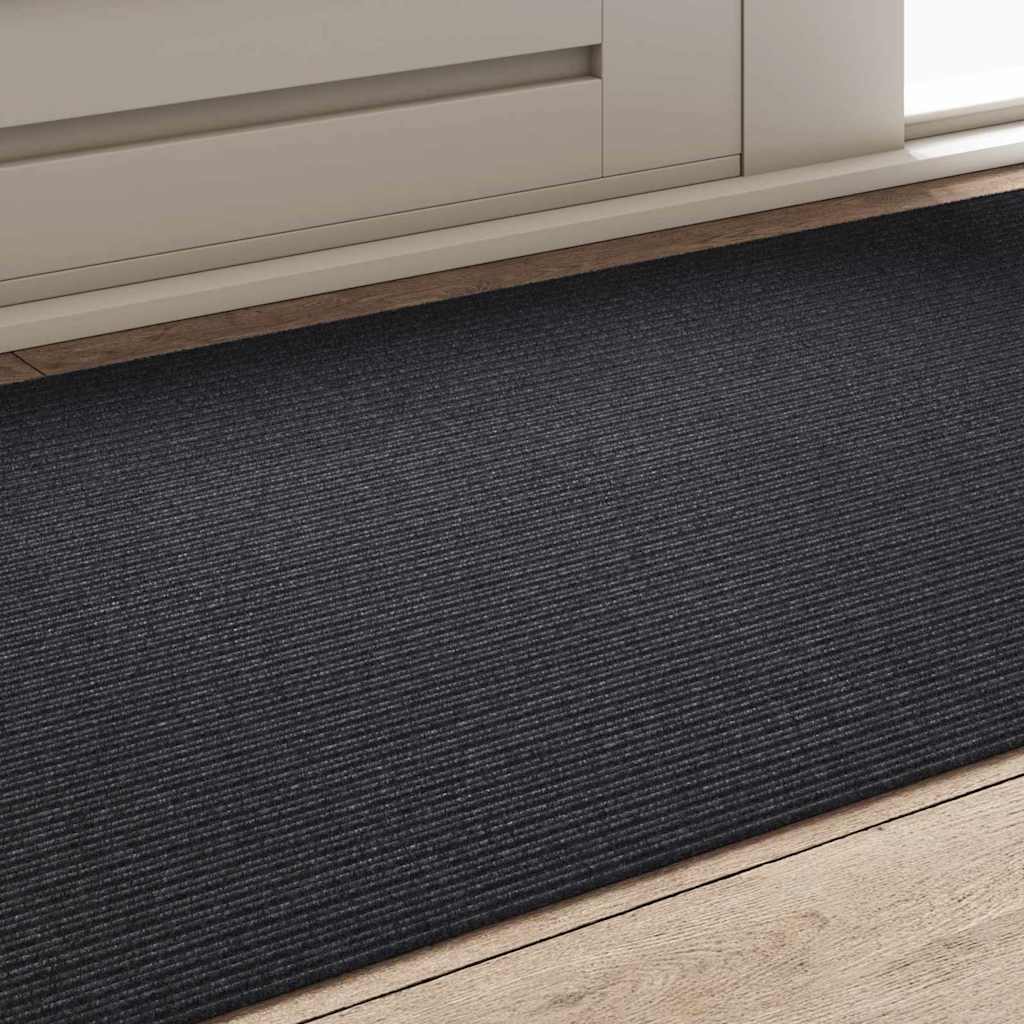 Teppeløper Antrasitt 80 x 150 cm stoff