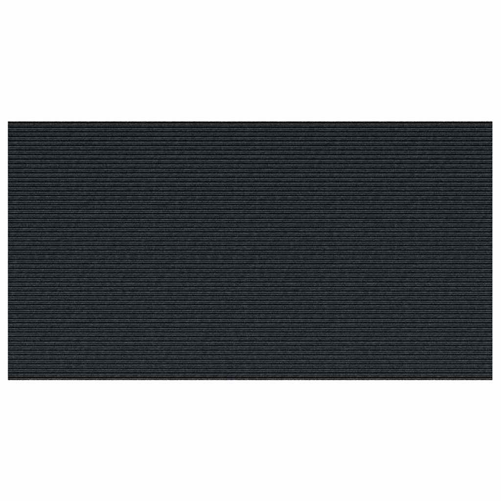 Teppeløper Antrasitt 80 x 150 cm stoff