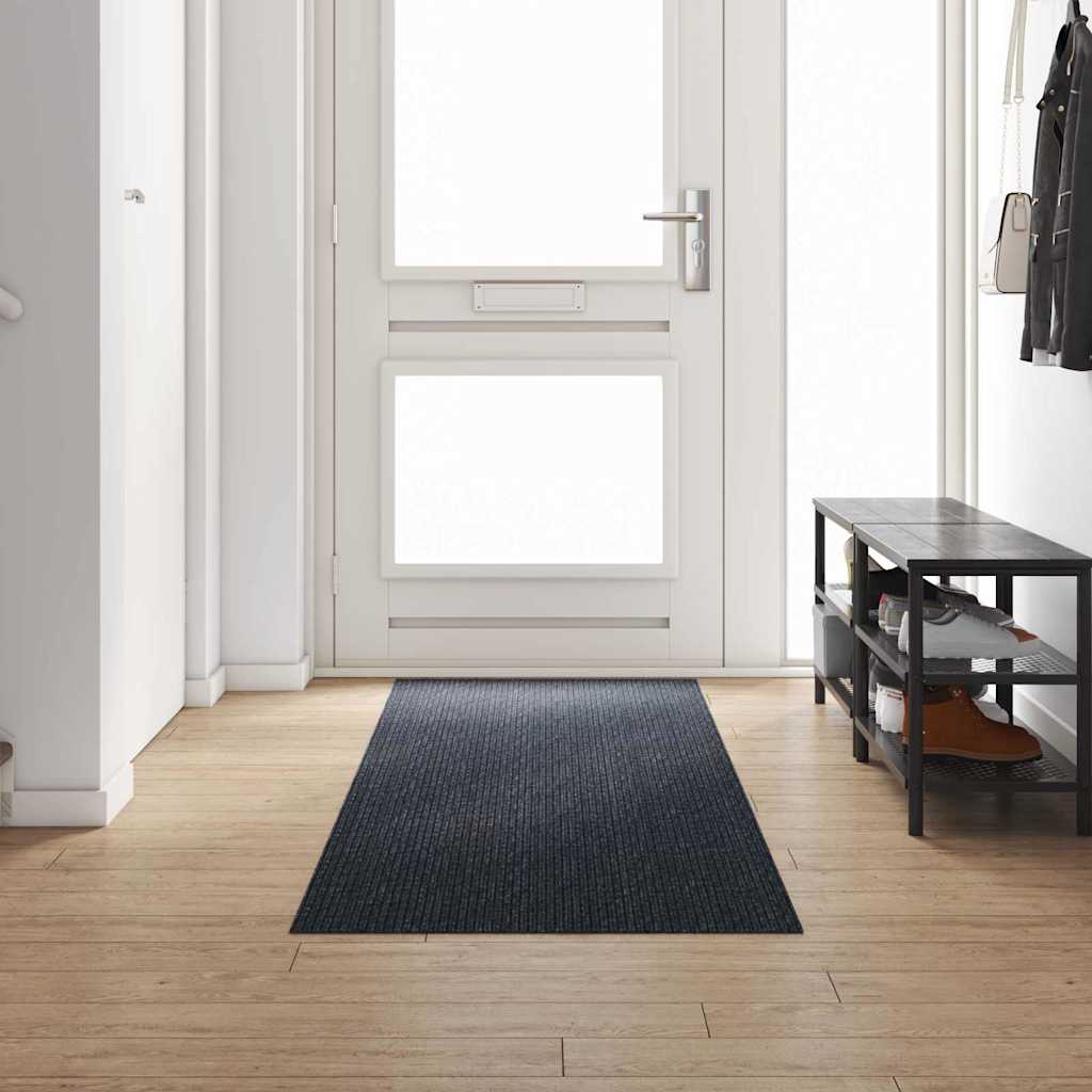 Teppeløper Antrasitt 80 x 300 cm stoff