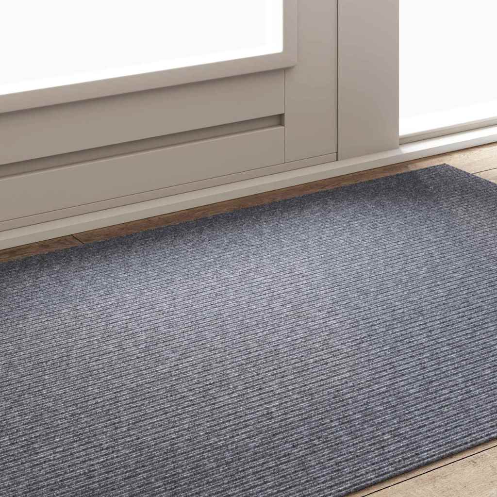 Teppeløper Lysegrå 100 x 150 cm stoff