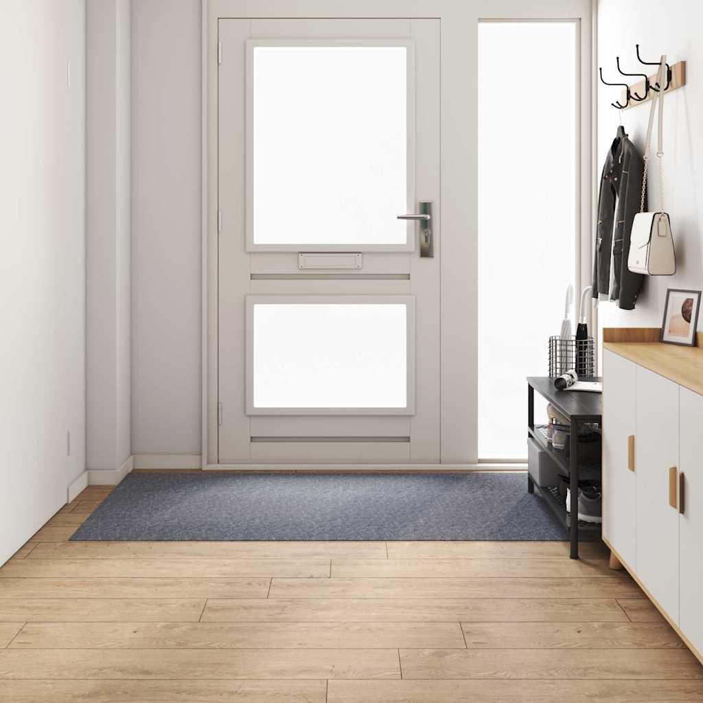 Teppeløper Lysegrå 100 x 200 cm stoff