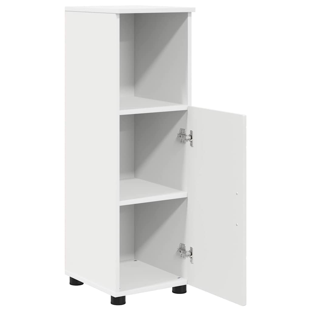 Baderomsinnredningssett 3 pcs Hvit Konstruert tre & Metall
