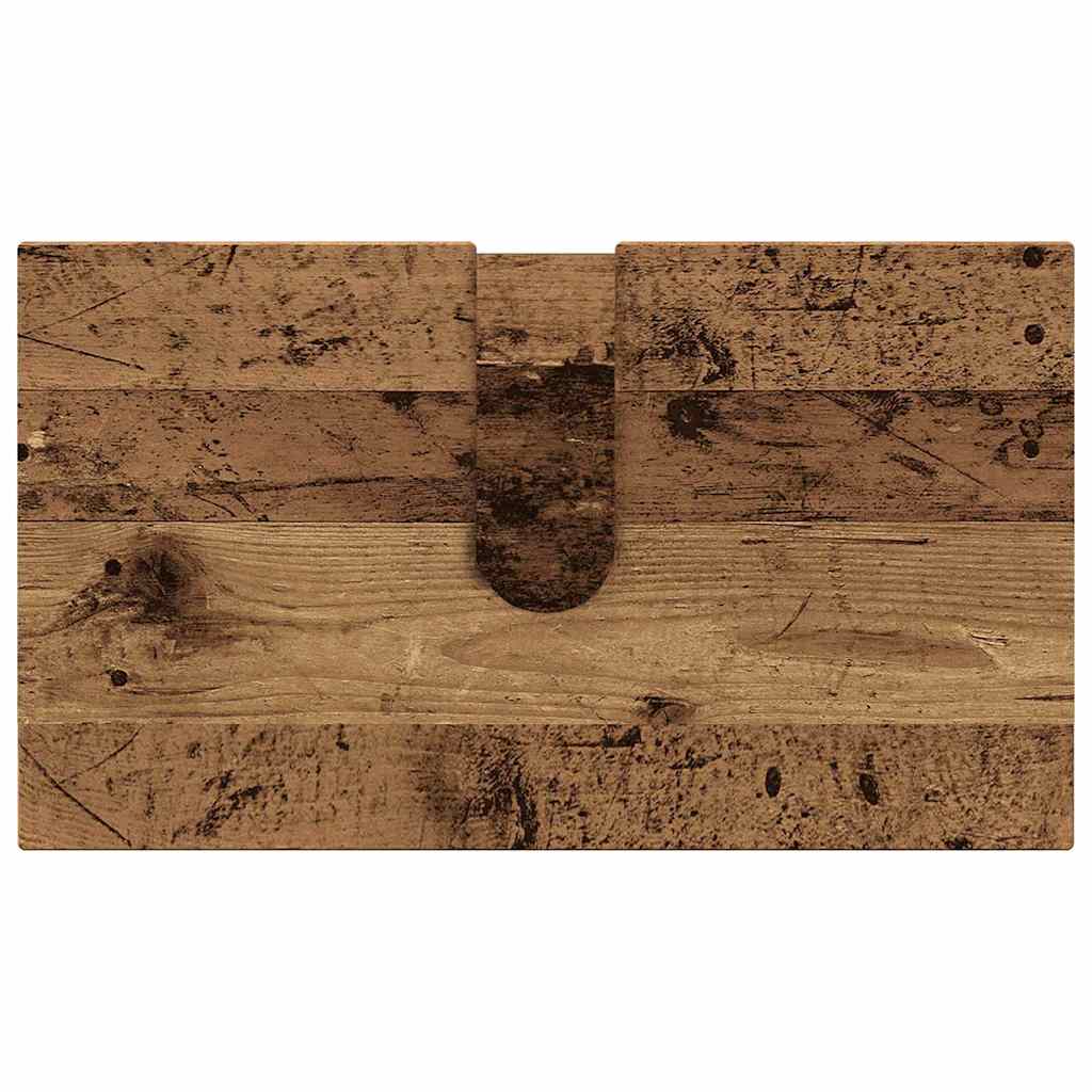 Baderomsinnredningssett 3 stk. Gamle tre 61 x 35 x 64 cm