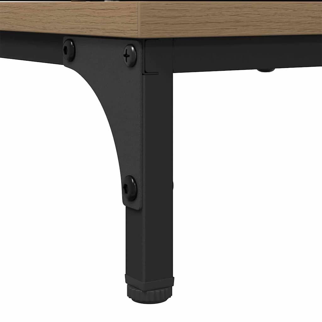 Baderomsinnredningssett 2 pcs Artisan Eik Ingeniørtre og metall