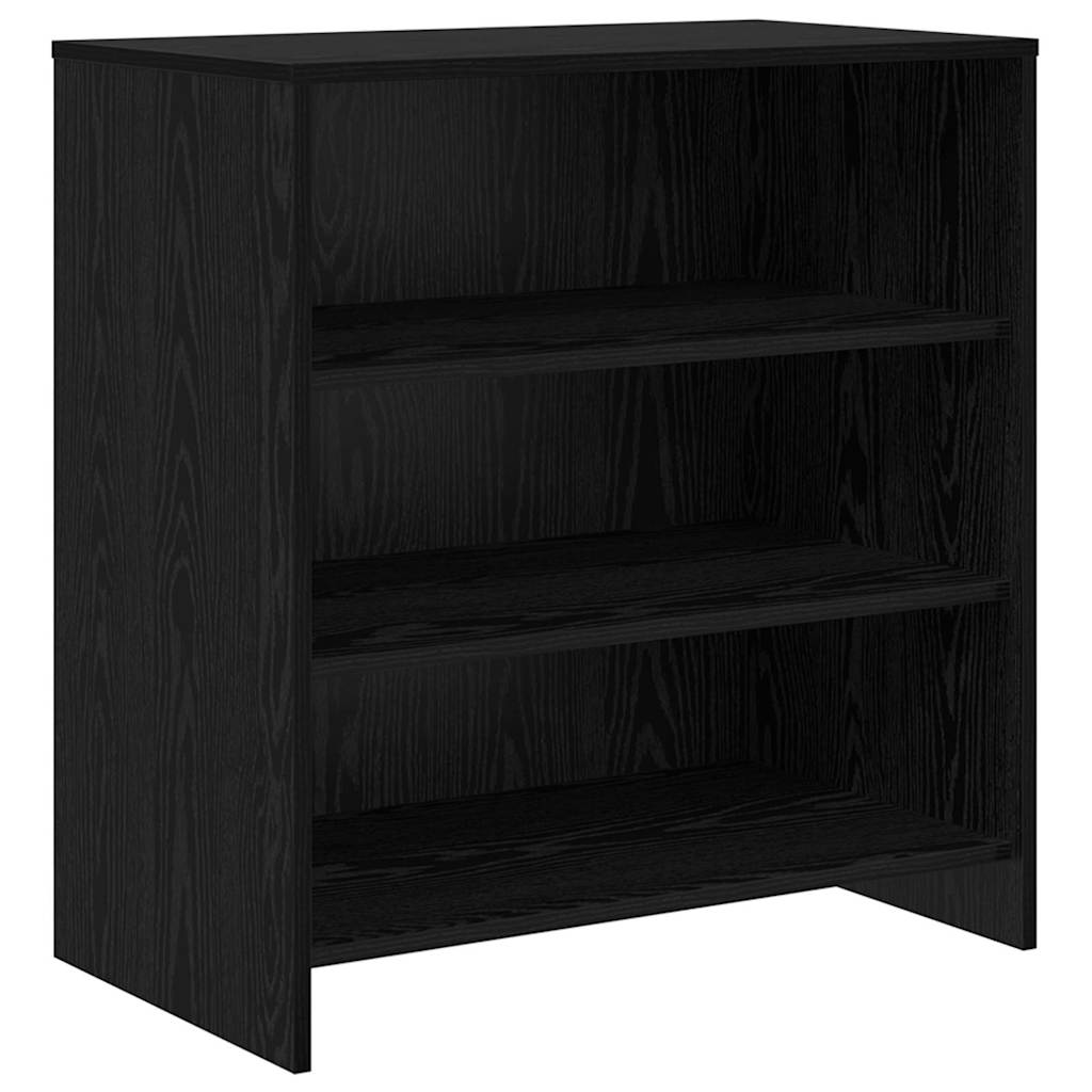 Serviesskap 3 pcs Svart Eik 70 x 41 x 75 cm Konstruert tre