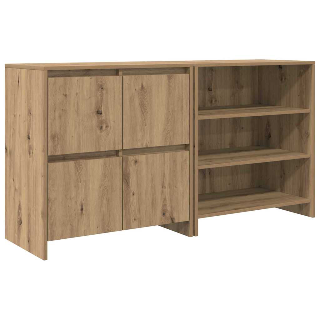 Serviesskap 2 pcs Artisan Eik 70 x 41 x 75 cm Konstruert tre