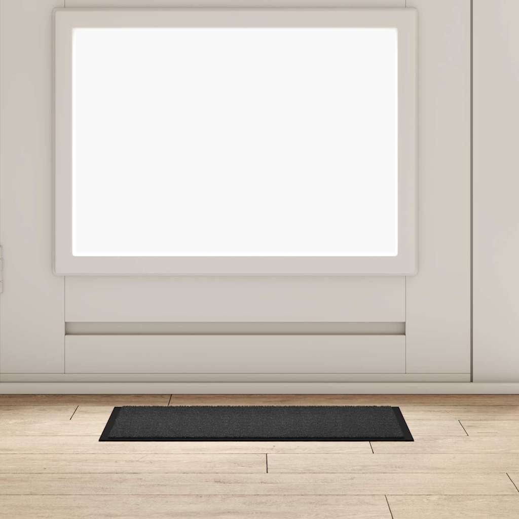 Dørmatte Antrasitt 60 x 40 x 1.2 cm Teddy-stoff