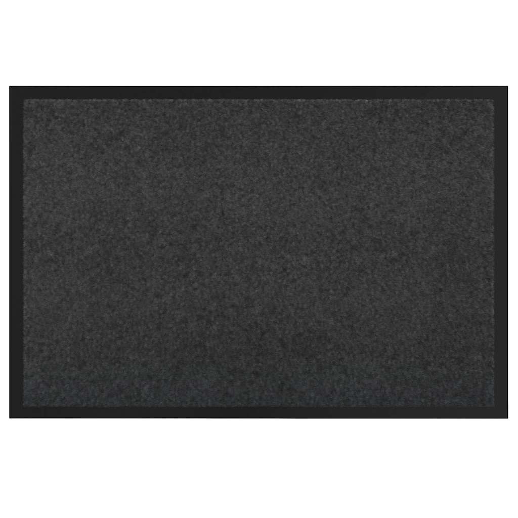 Dørmatte Antrasitt 60 x 40 x 1.2 cm Teddy-stoff