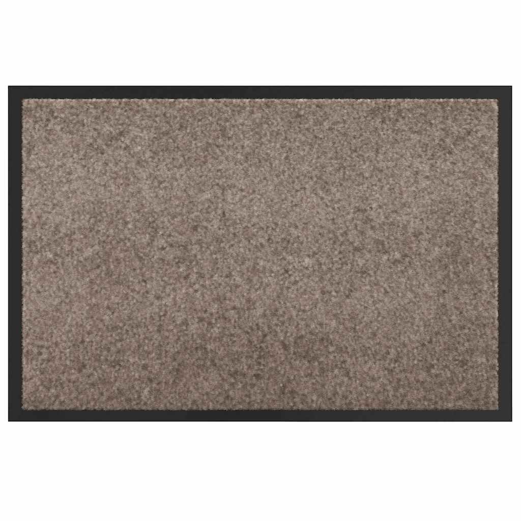 Dørmatte Beige 60 x 40 x 1.2 cm Teddy-stoff