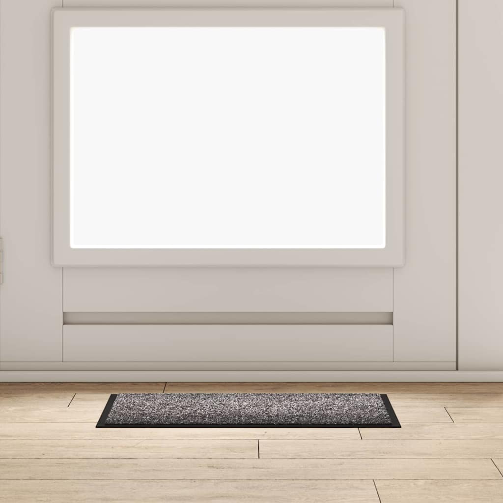 Dørmatte Lysegrå 60 x 40 x 1.2 cm Teddy-stoff