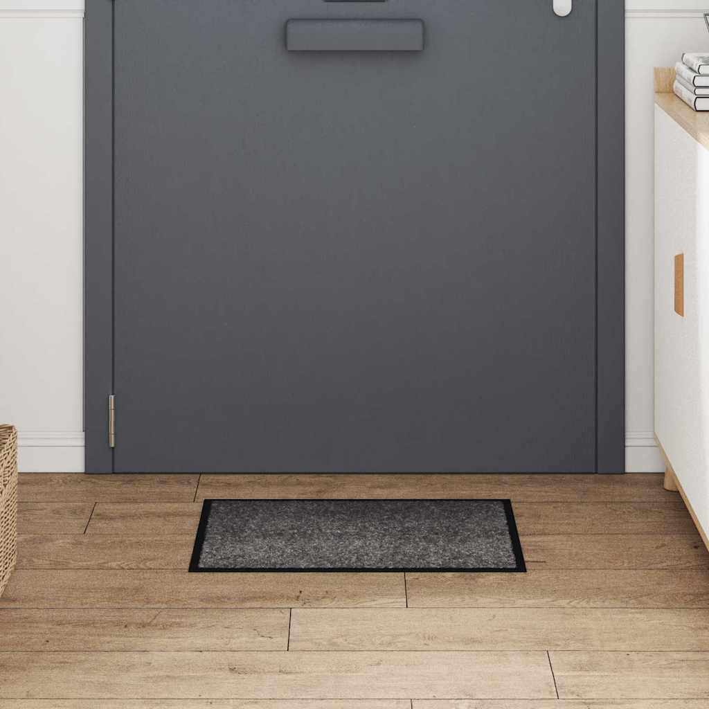 Dørmatte Lysegrå 60 x 40 x 1.2 cm Teddy-stoff