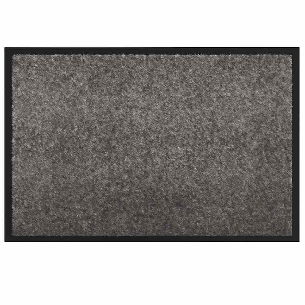 Dørmatte Lysegrå 60 x 40 x 1.2 cm Teddy-stoff