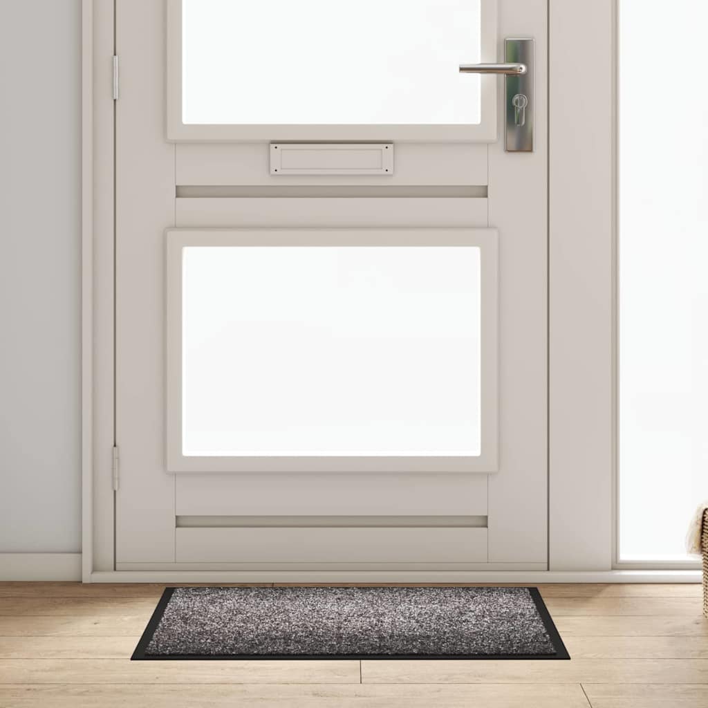 Dørmatte Lysegrå 60 x 40 x 1.2 cm Teddy-stoff