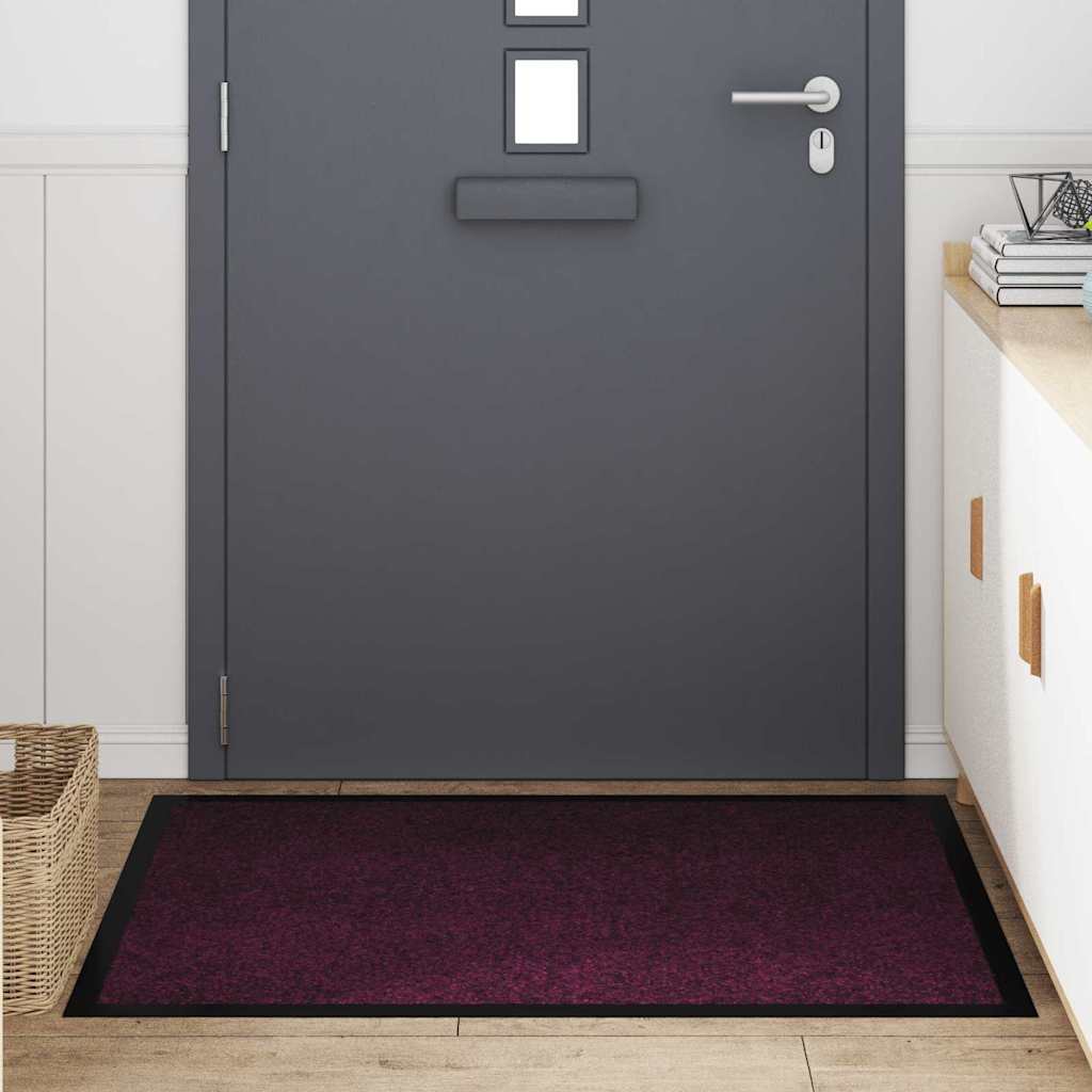 Dørmatte Bordeaux 60 x 40 x 1.2 cm Teddy-stoff