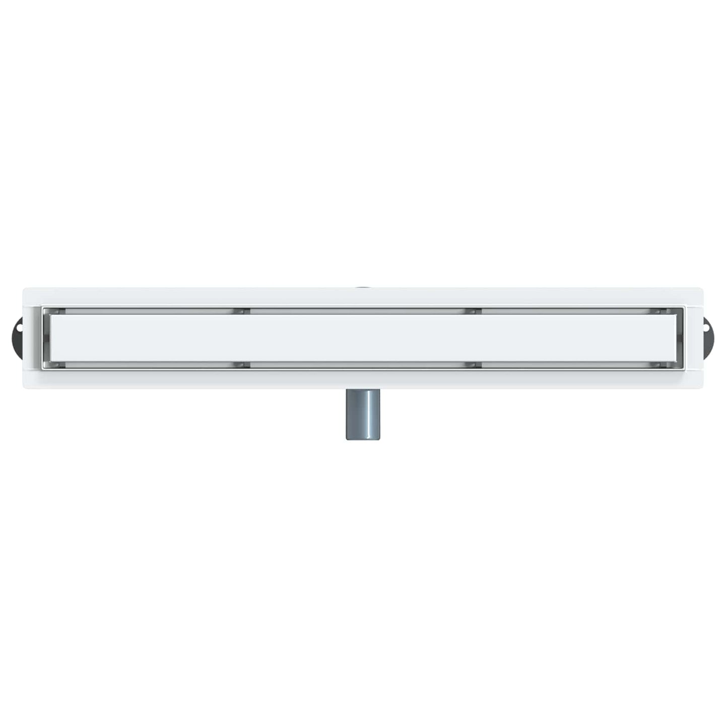 Dusjdren 2-i-1 med 360° Siphon sølv 70 cm Rustfritt Stål 304