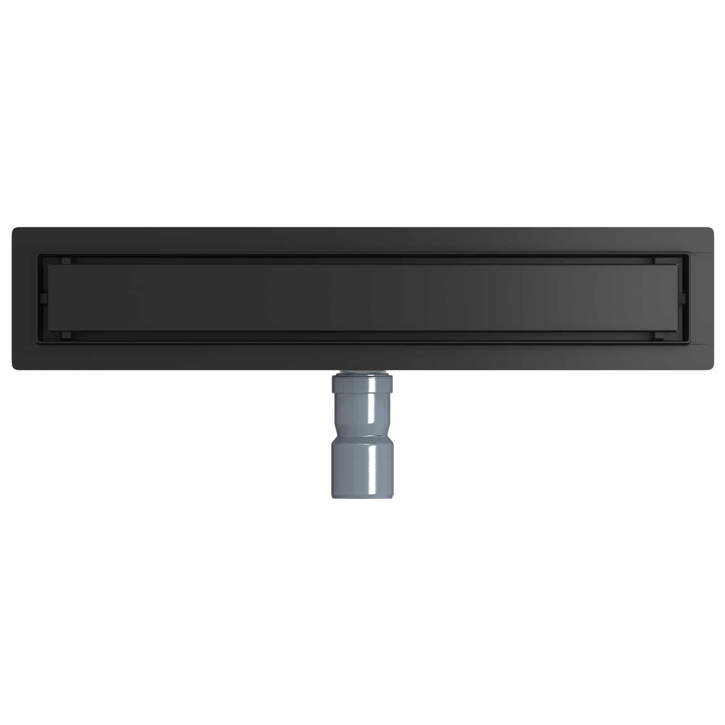 Dusjdren 2-i-1 med 360° Siphon Svart 50 cm Rustfritt Stål 304