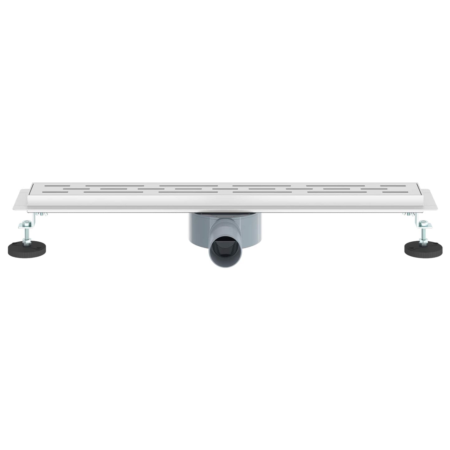 Dusjavløp Glasslokk med 360° Siphon sølv 60 cm