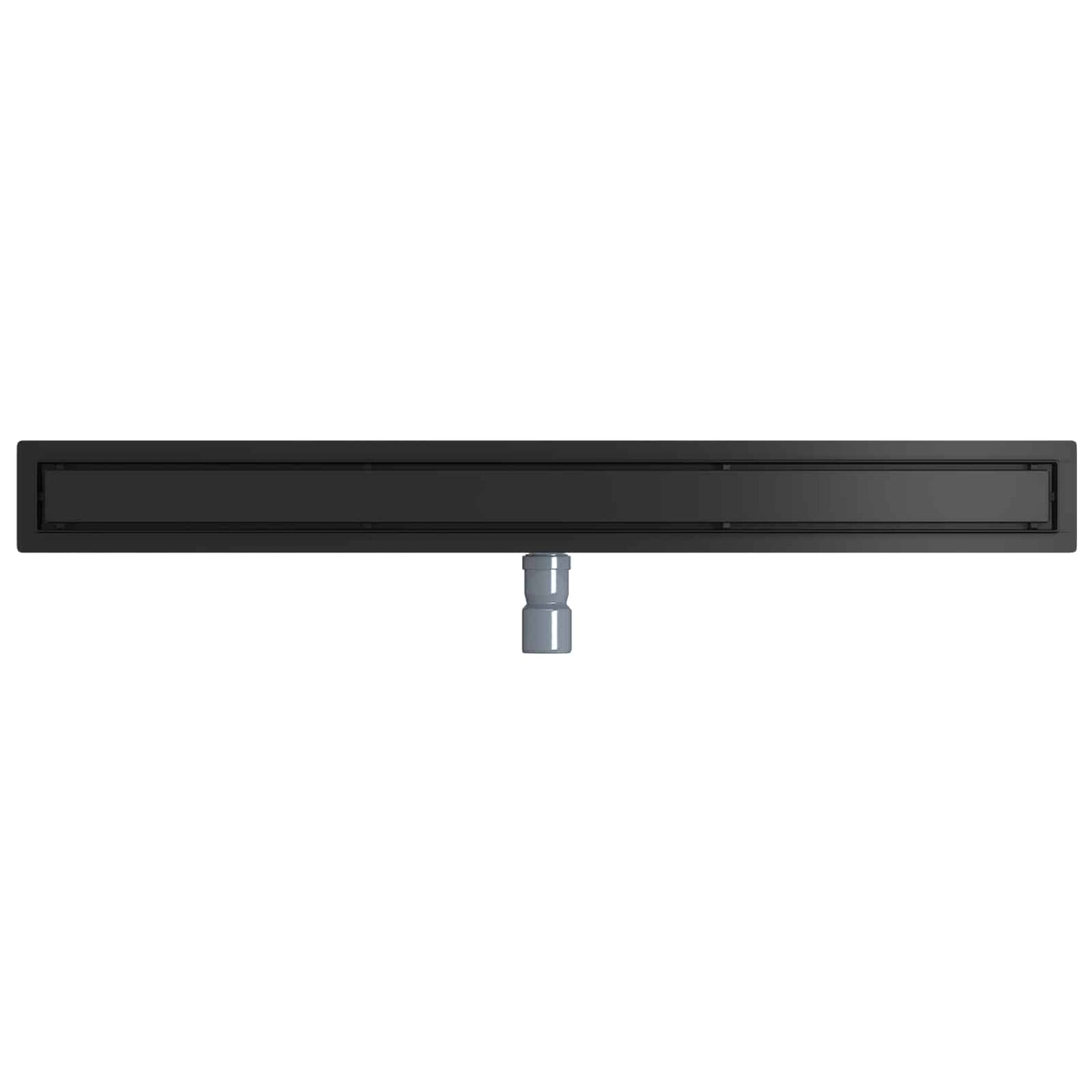 Dusjdren 2-i-1 med 360° Siphon Svart 100 cm Rustfritt Stål 304