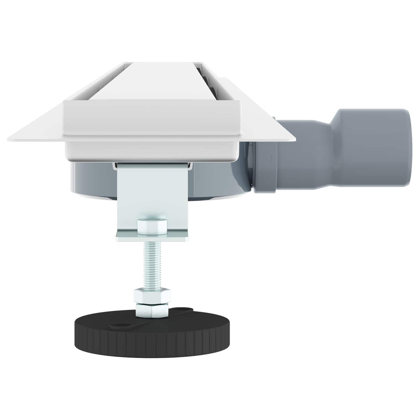 Dusjdren 2-i-1 med 360° Siphon sølv 90 cm Rustfritt Stål 304