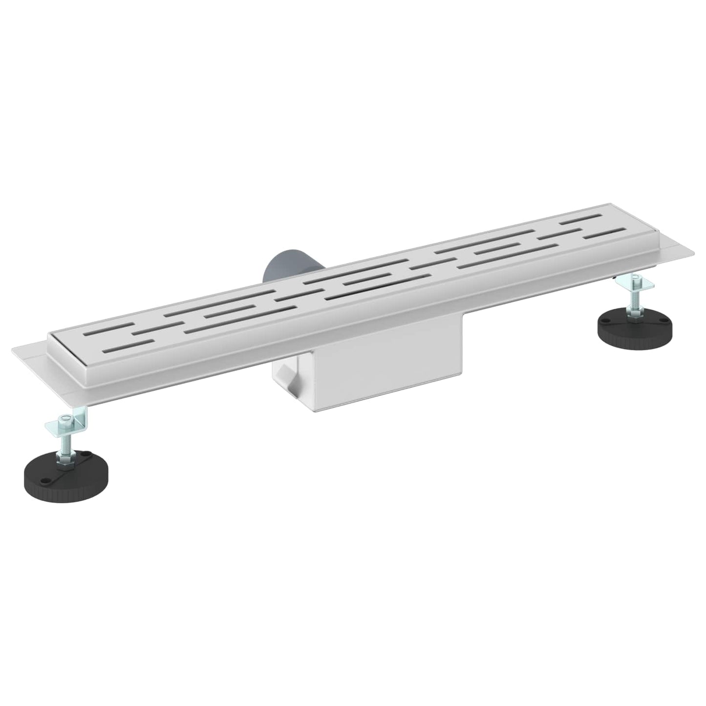 Dusjavløp med Linje Design sølv 50 cm Rustfritt Stål 304