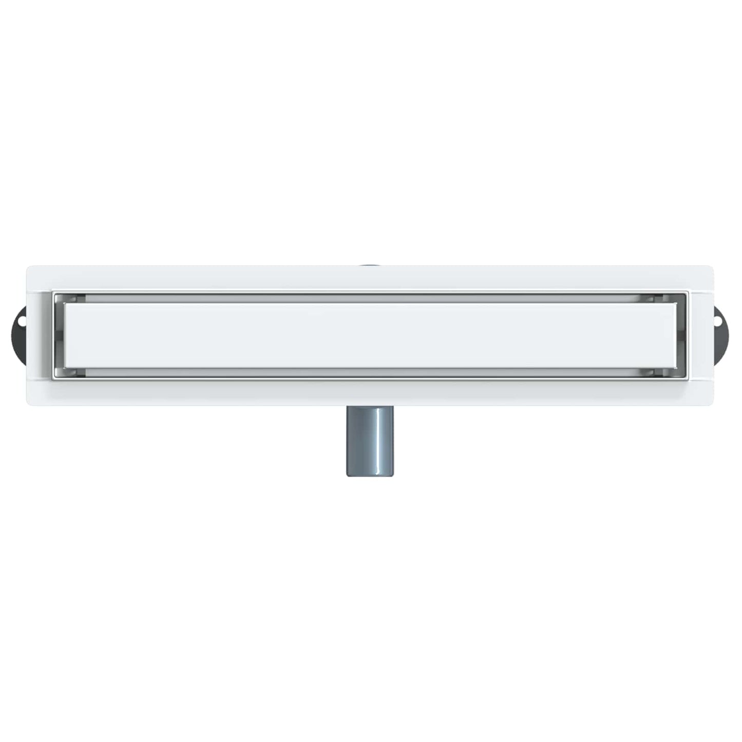 Dusjdren 2-i-1 med 360° Siphon sølv 54 x 11 x 9,5 cm