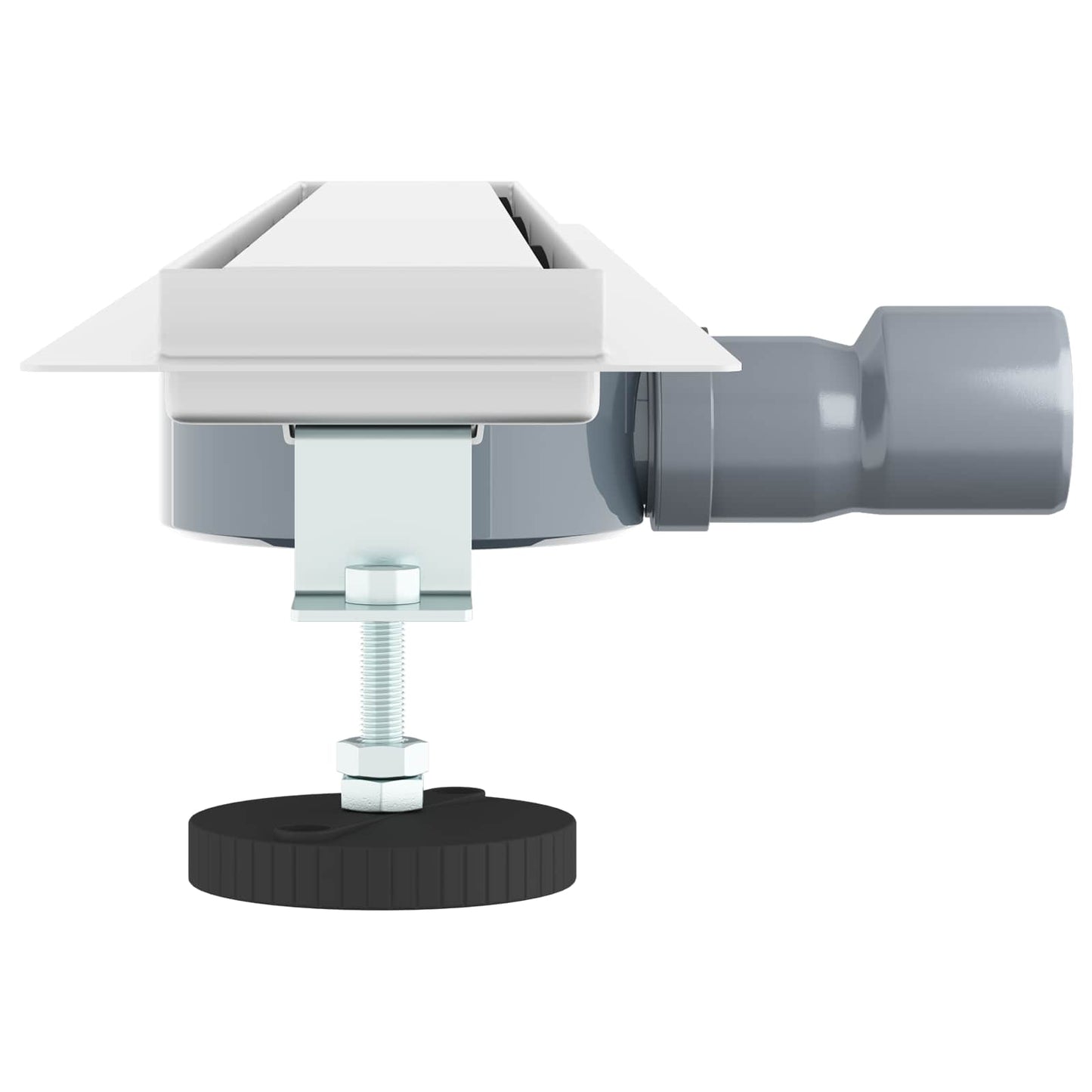 Dusjdren 2-i-1 med 360° Siphon sølv 80 cm Rustfritt Stål 304