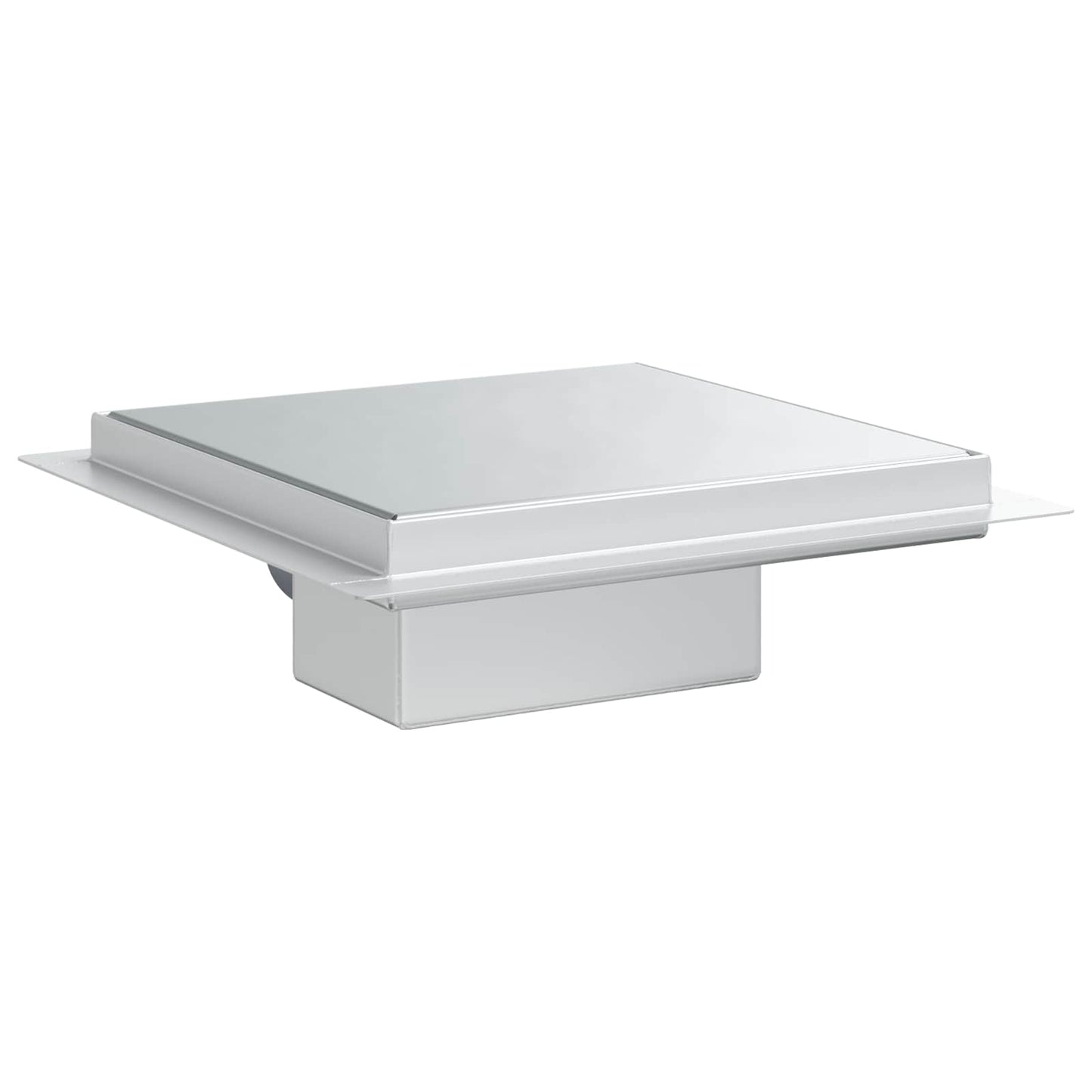 2 i 1 Dusjavløp sølv 20 x 20 cm Rustfritt Stål 304