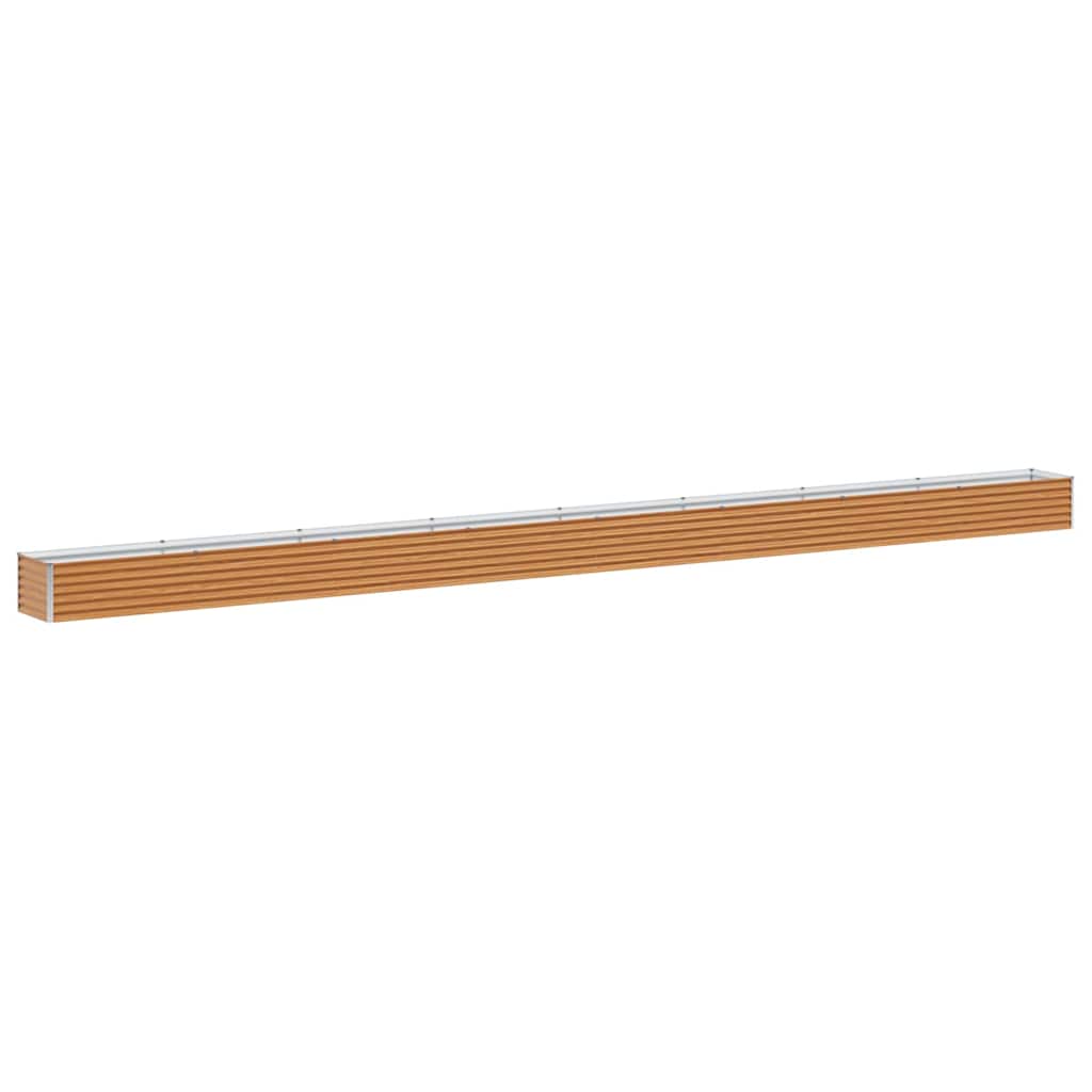 Høybed Lys Brun 775 x 50 x 36 cm Galvanisert Stål