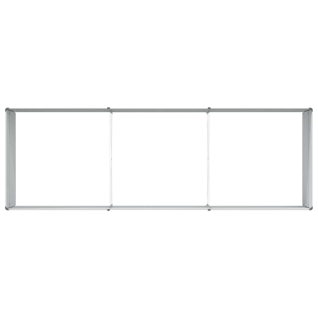 Høybed Lys Brun 240 x 80 x 77 cm Galvanisert stål