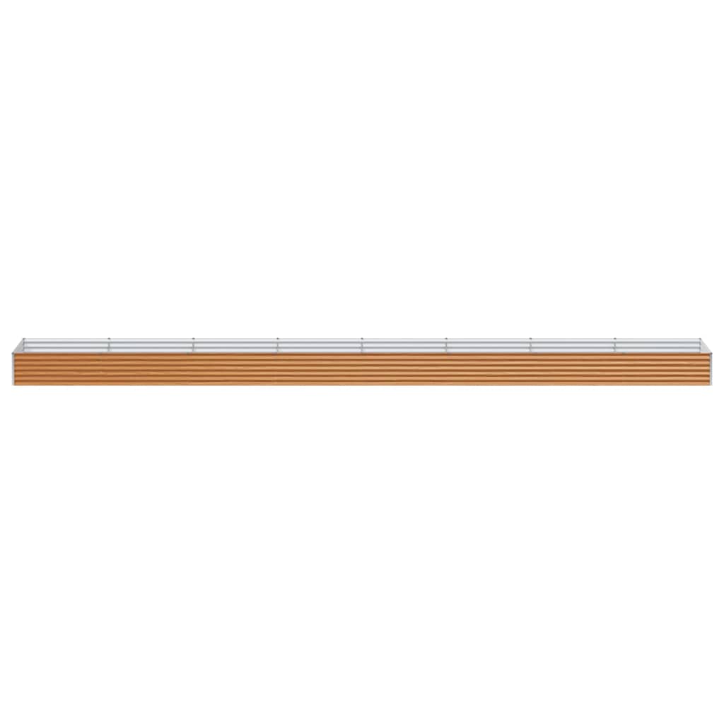 Høybed Lys Brun 775 x 100 x 36 cm Galvanisert Stål