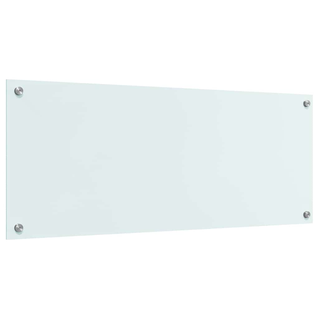 Kjøkkenbenkplate Melk 100 x 40 cm herdet glass