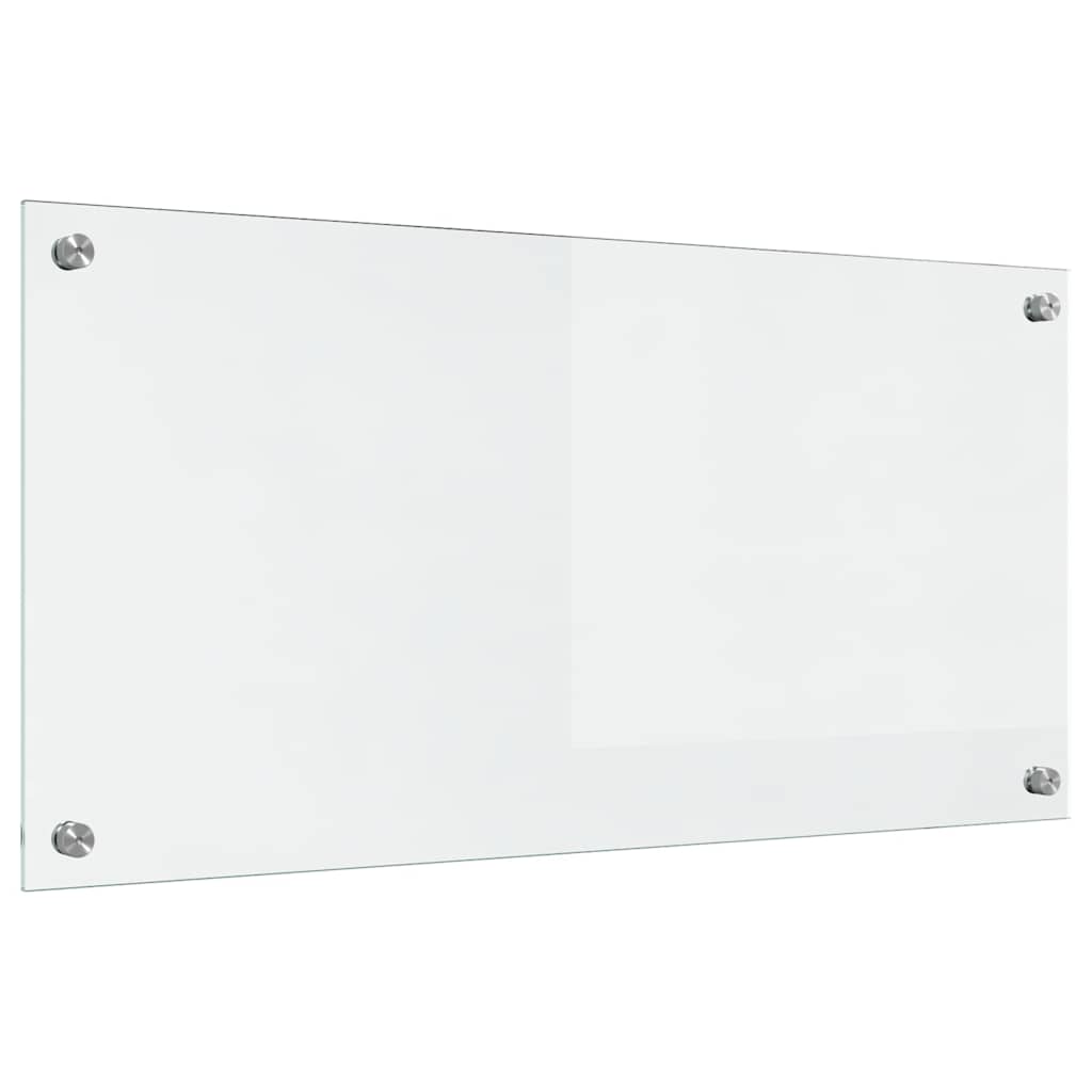Kjøkkenbenkplate Gjennomsiktig 80 x 40 cm herdet glass