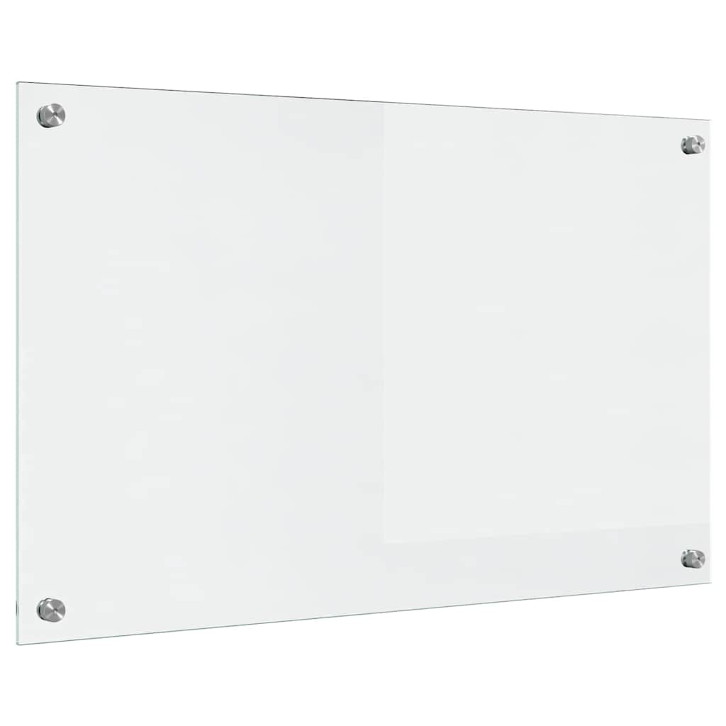 Kjøkkenbenkplate Gjennomsiktig 80 x 50 cm herdet glass