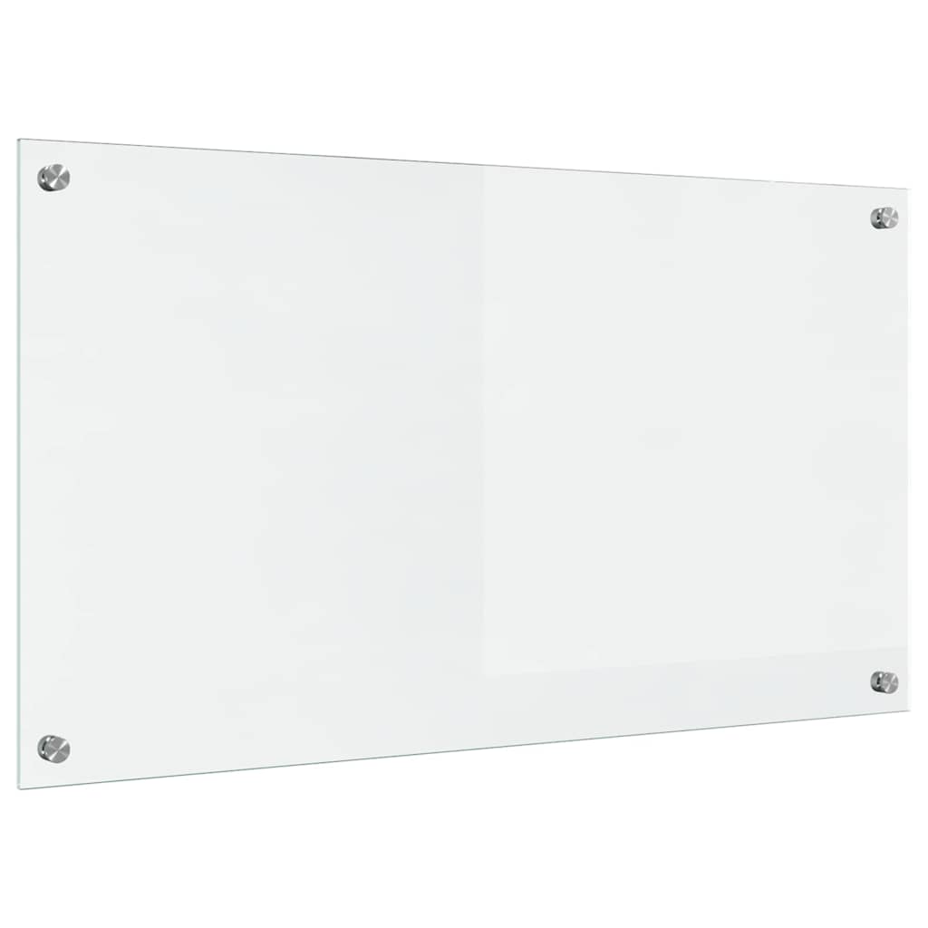 Kjøkkenbenkplate Gjennomsiktig 90 x 50 cm herdet glass