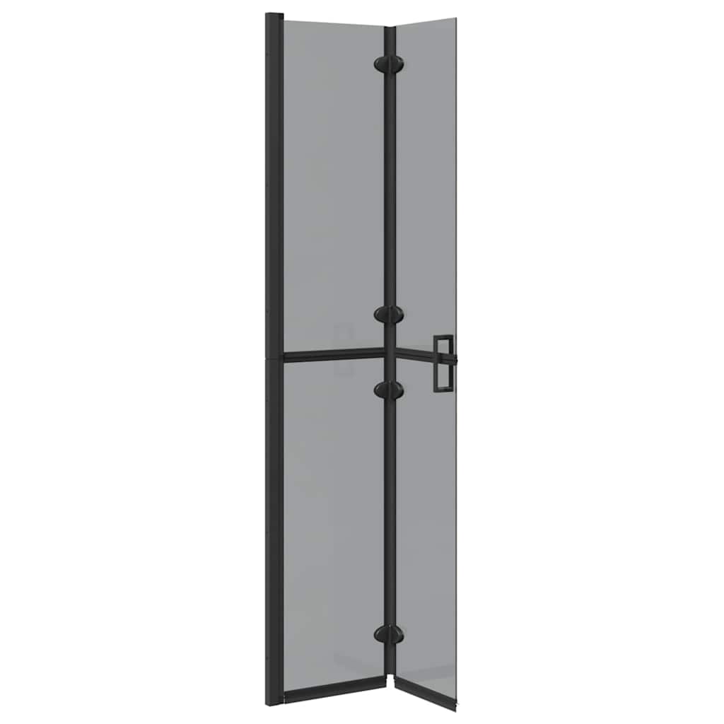 Walk-In dusjvegg Svart 70 x 6,5 x 190 cm