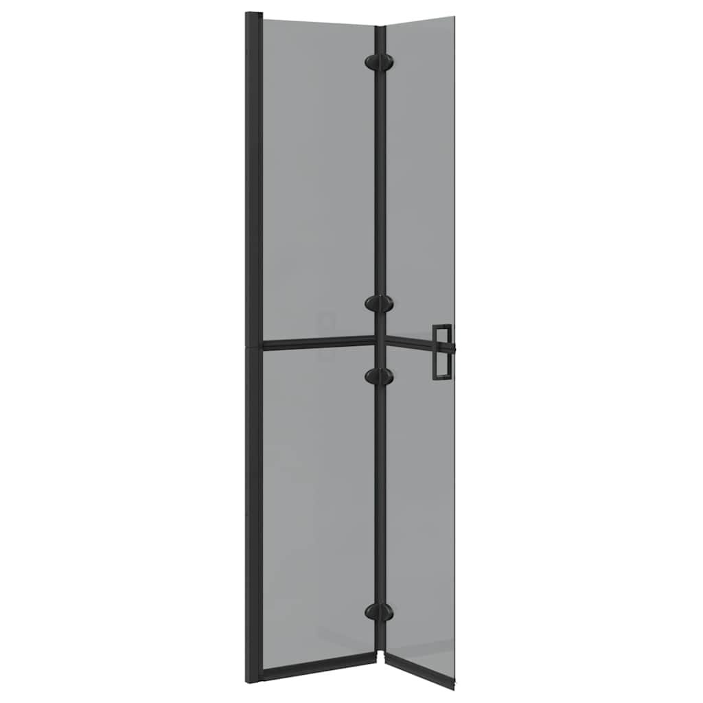 Walk-In dusjvegg Svart 80 x 6,5 x 190 cm
