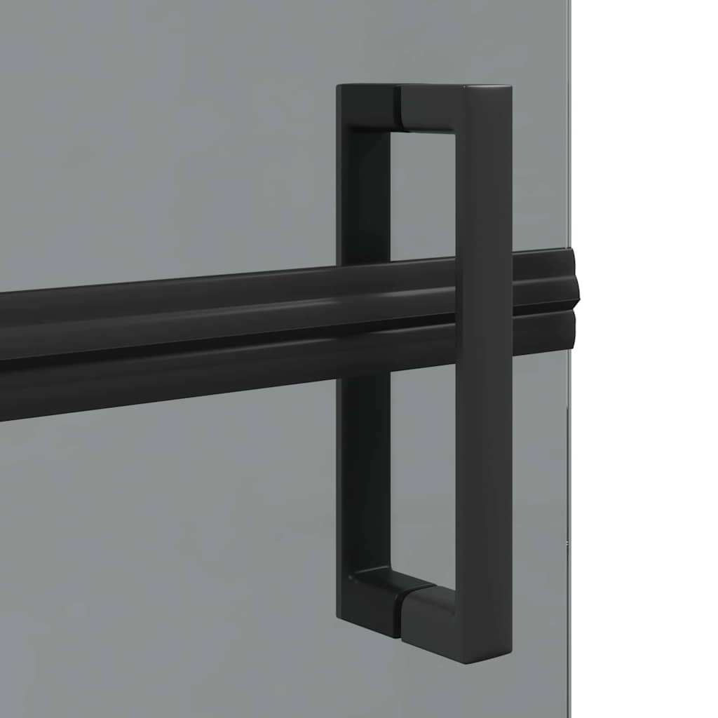 Walk-In dusjvegg Svart 90 x 6.5 x 190 cm