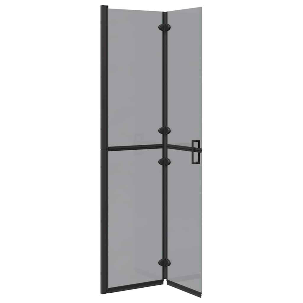 Walk-In dusjvegg Svart 90 x 6.5 x 190 cm
