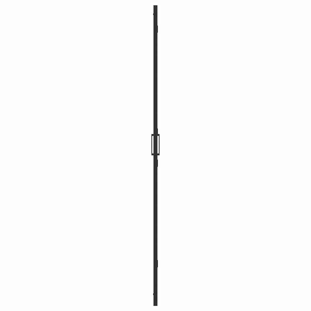Walk-In dusjvegg Svart 90 x 6.5 x 190 cm