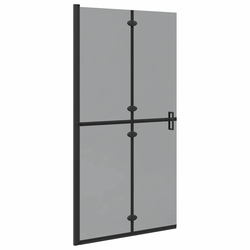 Walk-In dusjvegg Svart 100 x 6,5 x 190 cm