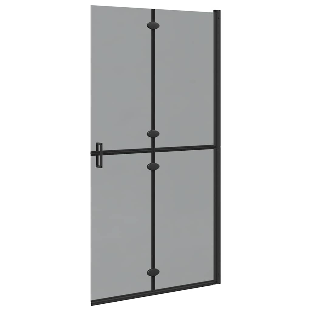 Walk-In dusjvegg Svart 100 x 6,5 x 190 cm