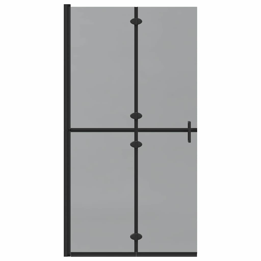 Walk-In dusjvegg Svart 100 x 6,5 x 190 cm