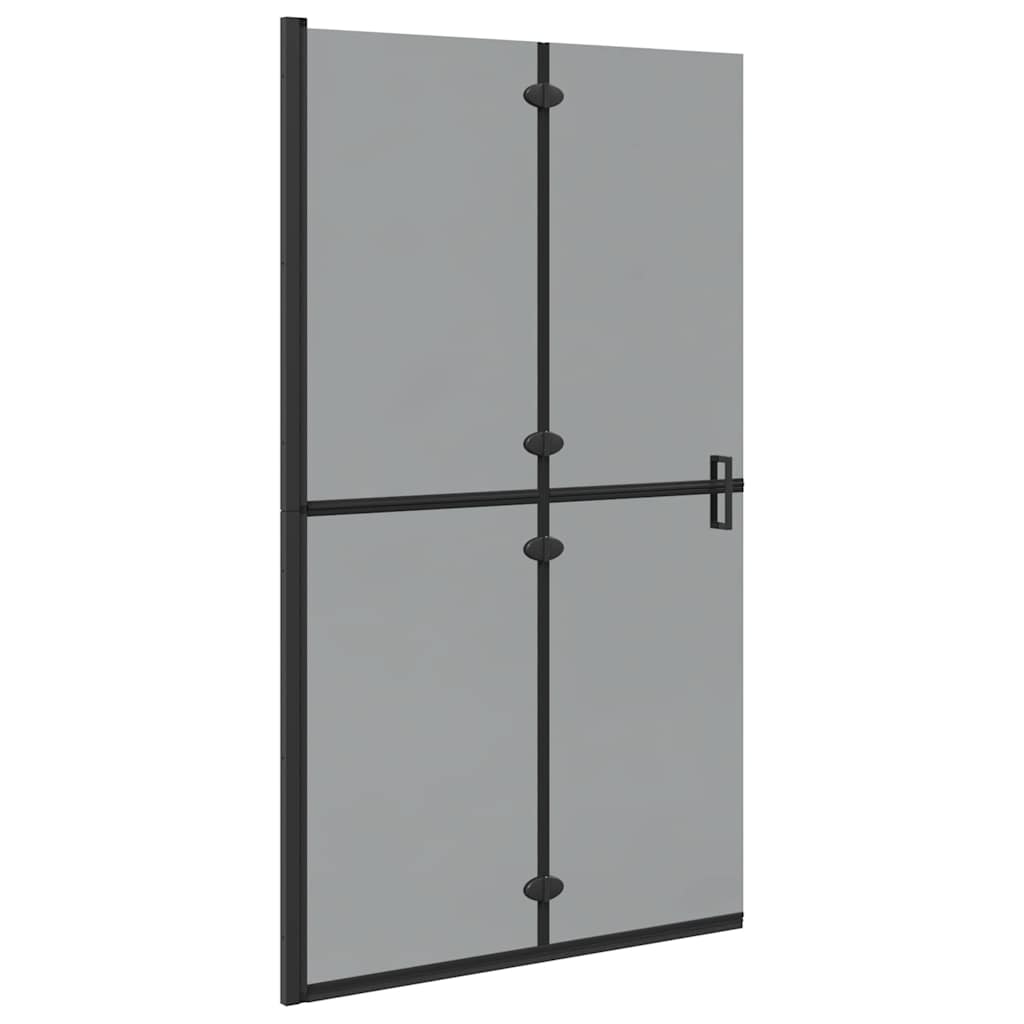 Walk-In dusjvegg Svart 110 x 6,5 x 190 cm