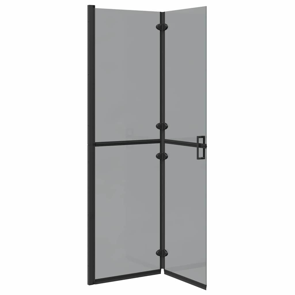 Walk-In dusjvegg Svart 110 x 6,5 x 190 cm