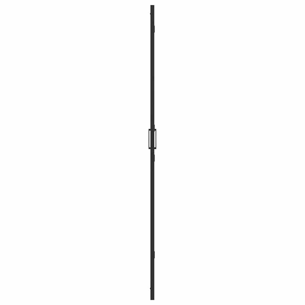 Walk-In dusjvegg Svart 110 x 6,5 x 190 cm