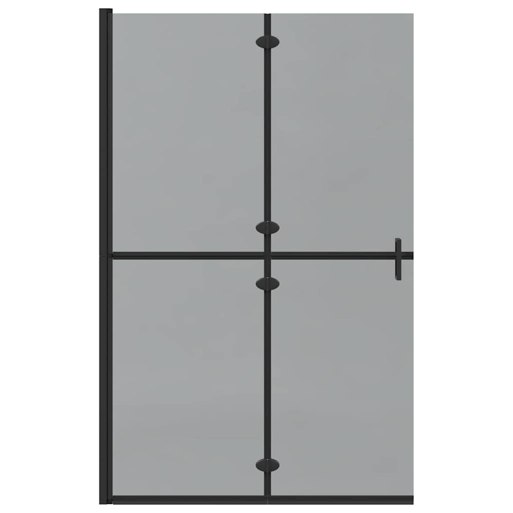 Walk-In dusjvegg Svart 120 x 6,5 x 190 cm